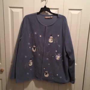 Fleece winter sweater 3X